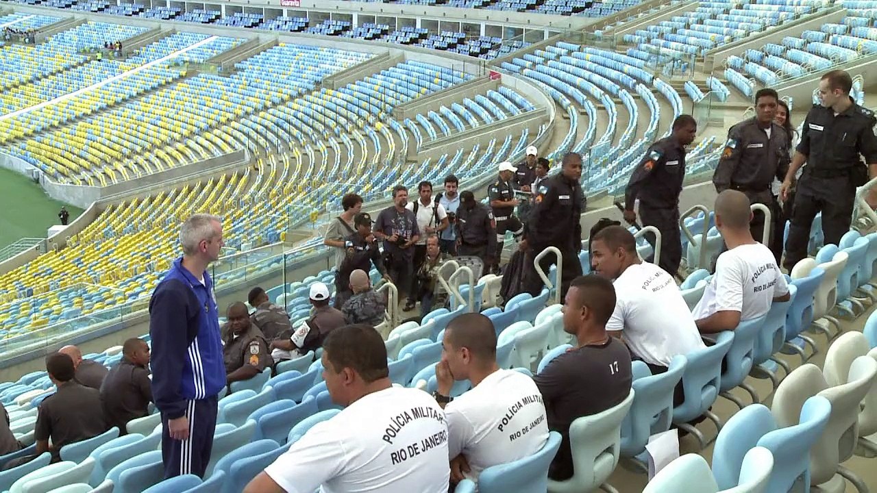 Brasil entrena para lidiar con hooligans