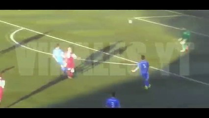 Gol de goleiro na Escócia