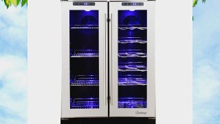 Vinotemp 36Bottle Touch Screen Mirrored Wine and Beverage Cooler