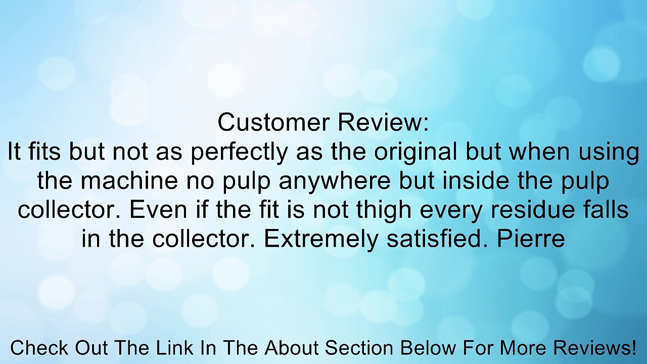 Brand New Pulp Collector for Jack Lalanne Power Juicer Review