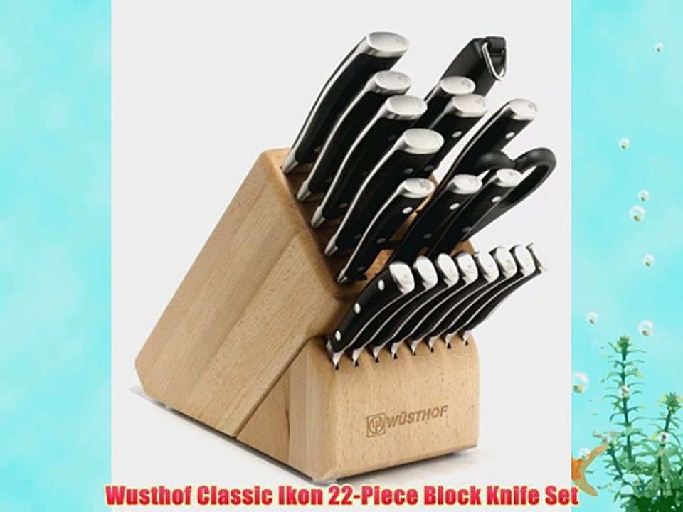 Wusthof Classic Ikon 22Piece Block Knife Set