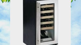 24 Bottle Triple Zone Wine Refrigerator Finish Stainless Steel
