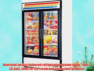 True Mfg GDM49F 49 cu ft 2 Door Swing Door Freezer