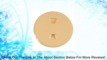 Beckson Marine Twist-out Deck Plate Review