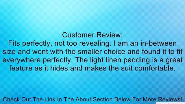 parke & ronen Men's Corcovado Piping Swimwear, Black, 28 Review