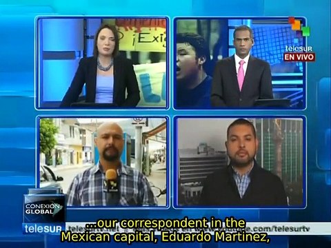 Protests in solidarity with Ayotzinapa multiplying in Mexico