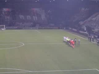 tifos entrée joueurs