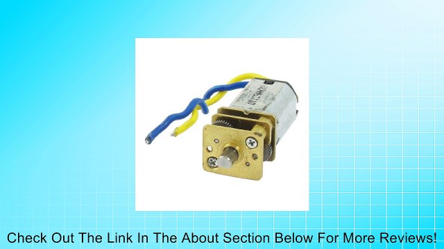 N30 3mm Shaft Diameter Reduced Power Gear Motor 50RPM 12V DC Review