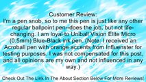 Acroball Pen 07 mm Black Ink Lime Turquoise Blue Accented Barrels 3/Pk Review