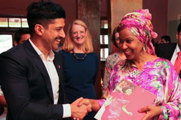 Farhan becomes the first male UN Women Goodwill Ambassador