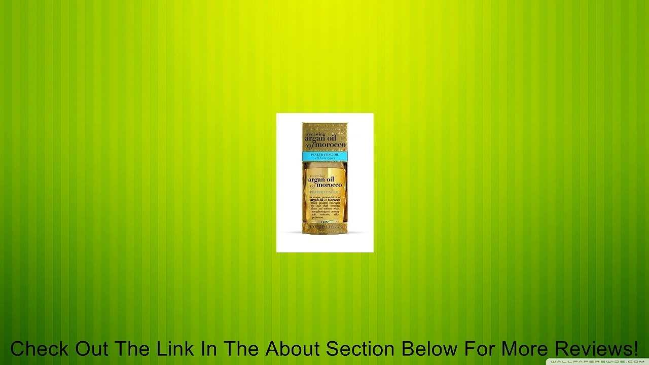 Organix Renewing Moroccan Argan Oil Penetrating Oil (all hair types Review
