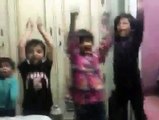 Kids chanting GO NAWAZ GO at the birthday party