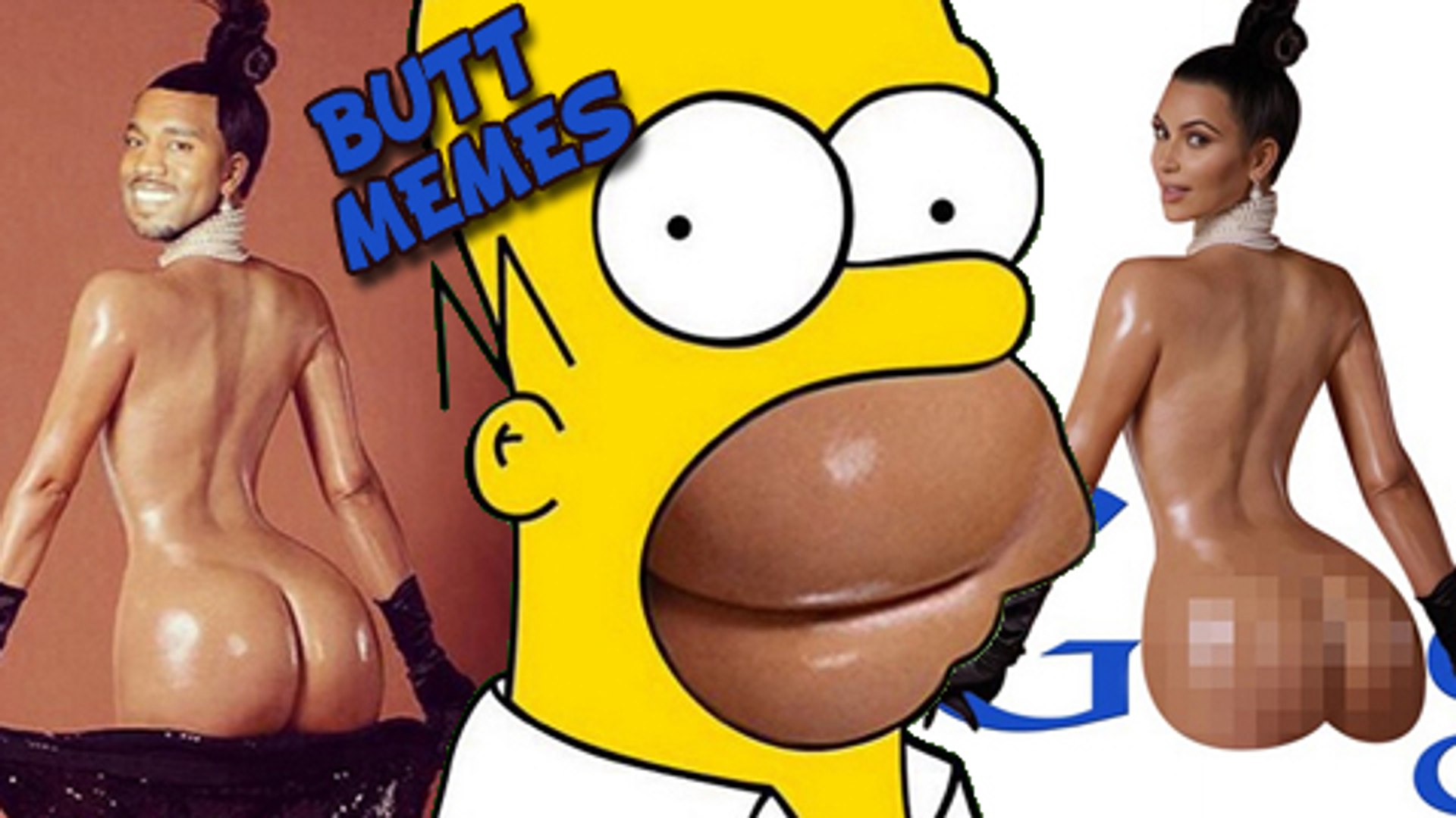⁣Kim Kardashian A$$ inspired memes