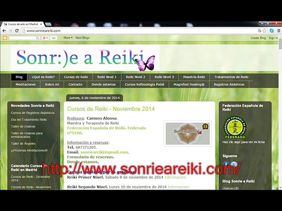 cursos de reiki en Madrid