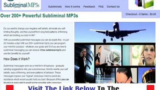 Subliminal Mp3s Review  MUST WATCH BEFORE BUY Bonus + Discount