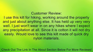 UT Kilts Men's Wild Outdoor / Wilderness Utility Kilt Review