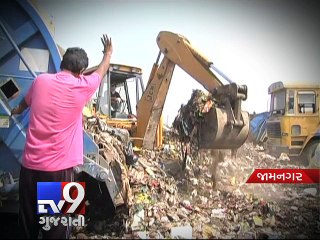 Municipal Corporation-Dump collection company wrangle leaves people suffering, Jamnagar - Tv9 Gujarat