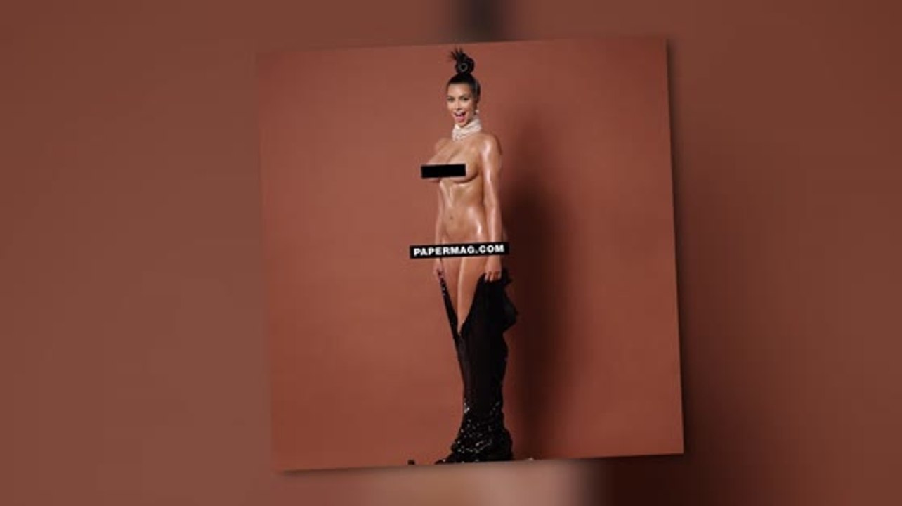 Kim Kardashian zeigt sich komplett nackt in Paper Magazine