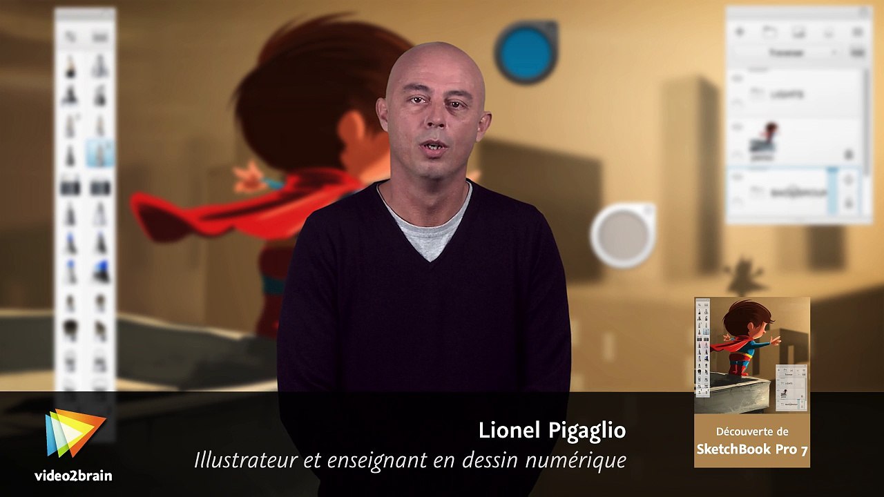 Découverte de SketchBook Pro 7 : trailer | video2brain.com