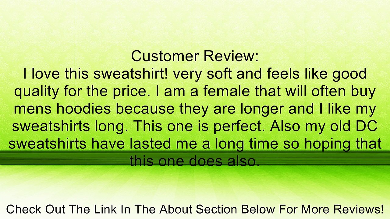 DC Men's All Star Pullover Hooded Fleece Top Review