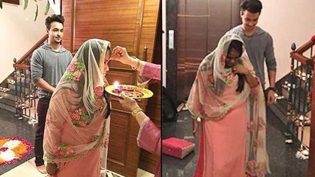 Salman Khan's sister Arpita Khan's Graha Pravesh ceremony pictures have come. Have a look at these amazing pictures.