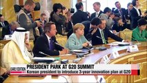 President Park in Australia to attend G20 Leaders' Summit