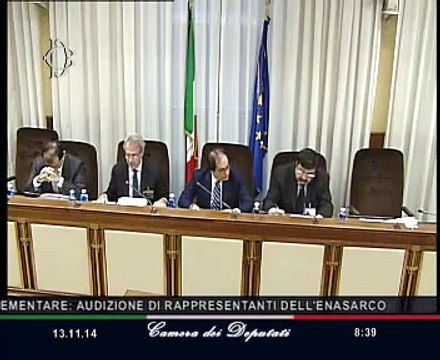 Roma - Sistema previdenziale pubblico e privato, audizione Enasarco (13.11.14)