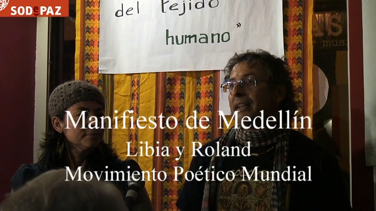 Lectura Poética por la Paz en Colombia. Manifiesto de Medellín