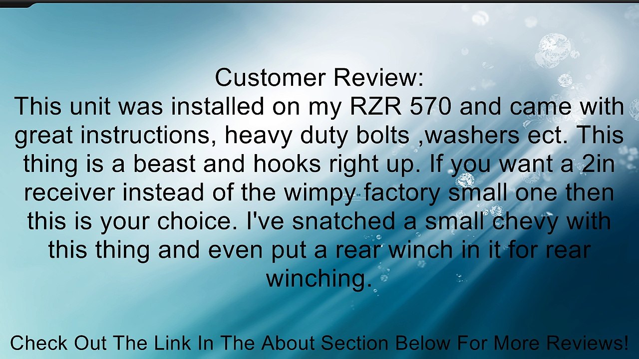 Polaris Ranger RZR 570 Rear 2" Receiver Hitch Review