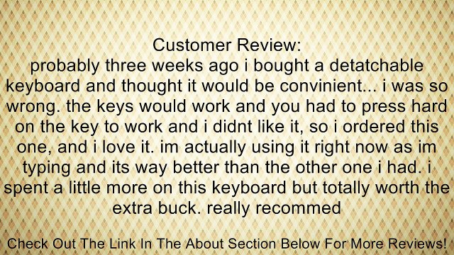 New Ultrabook Style Bluetooth Keyboard Stand For Apple iPad Mini Tablet - Silver Review