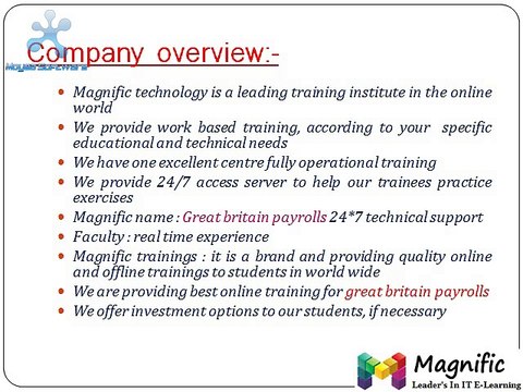 SAP HR GREAT BRITAIN PAYROLLS ONLINE TRAINING