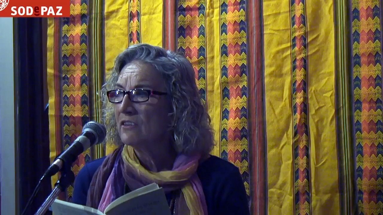 Mª Angeles Maeso. Lectura poética por la Paz en Colombia