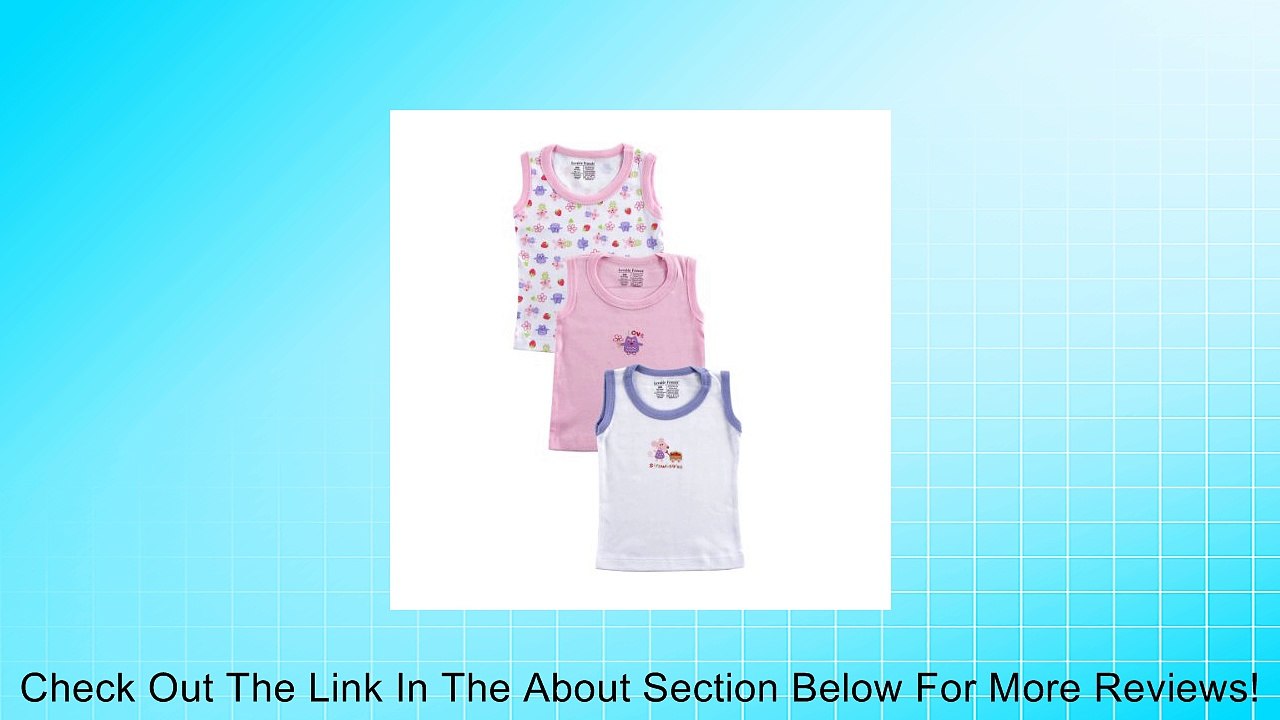 Luvable Friends 3-Pack Sleeveless Tee Tops, Pink, 0-3 months Review