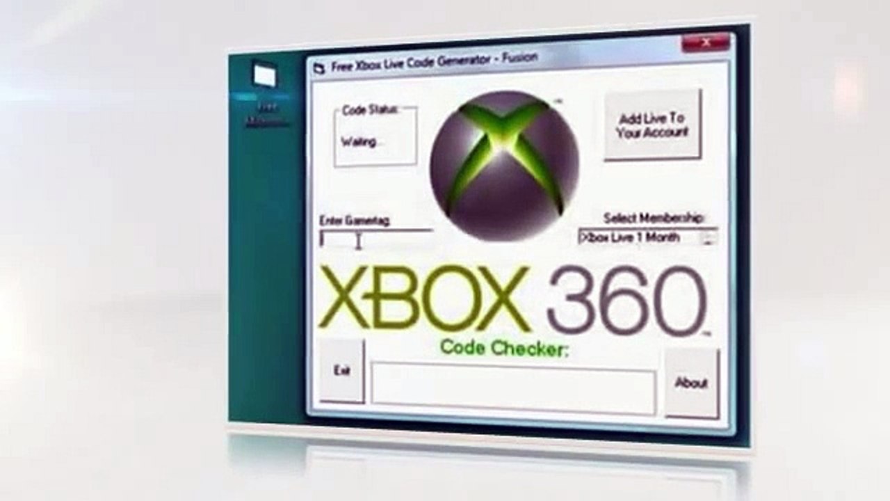 FREE XBOX LIVE CODE GENERATOR