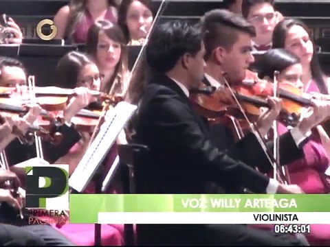Violinista de la Sinfónica: Estoy aquí gracias al apoyo de mi familia