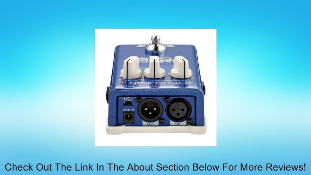 TC-Helicon Harmony Singer All-In-One Compact Vocal Harmony Pedal w/ 2 Free XLR Cables Review