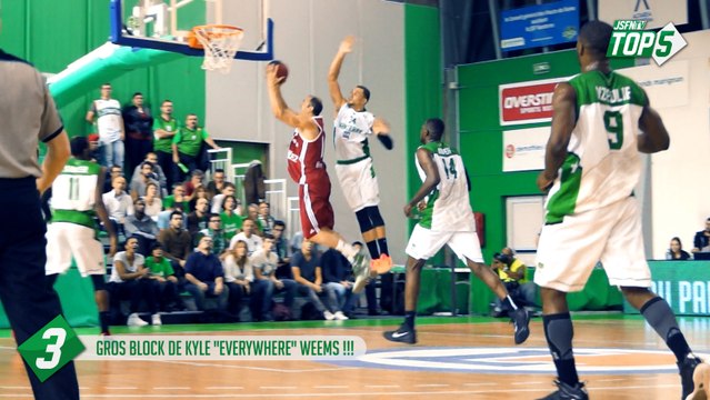 Top 5 - JSF Nanterre vs Benfica Lisbonne (11/11/14) (EuroChallenge T1-M2)