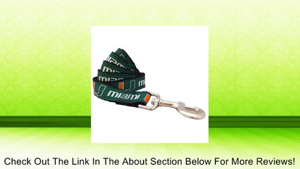 NCAA Miami Hurricanes Dog Leash, Small Review