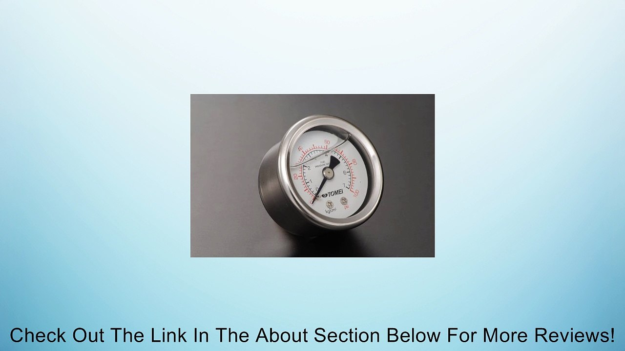 Tomei FUEL PRESSURE GUAGE - FUEL LINE Review