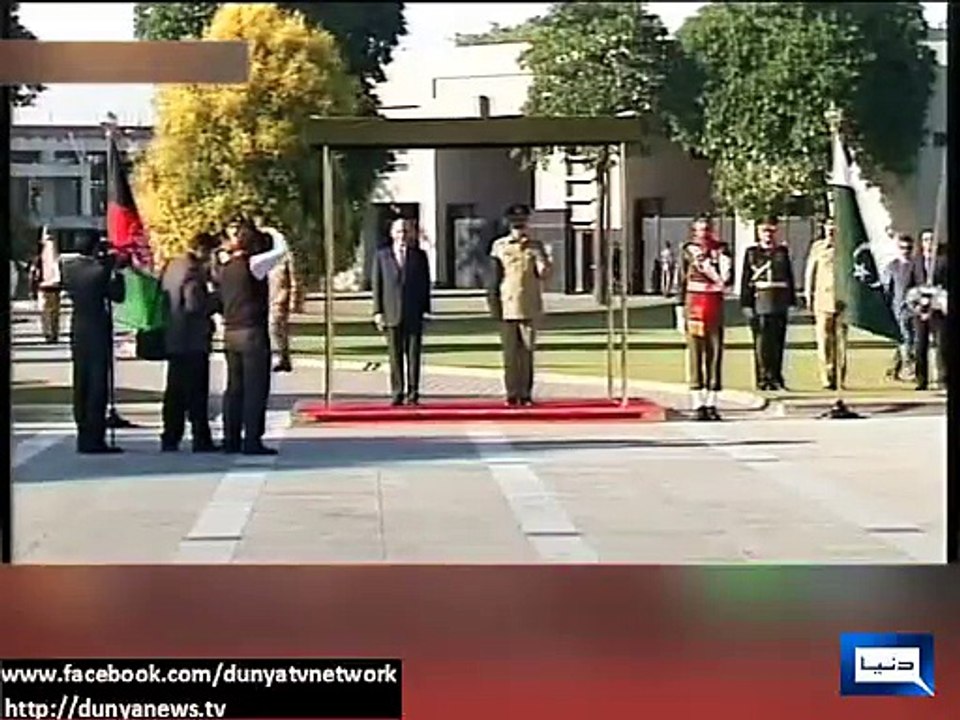 Dunya News - Army Chief meets Afghan President in Rawalpindi