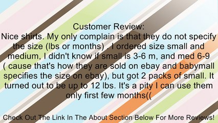 Little Me Unisex-Baby Newborn Snap Side Tee Shirt 3 Pack Review