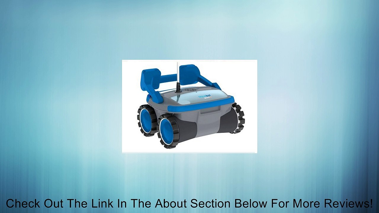 AquaBot Rapids 4WD Robotic Swimming Pool Cleaner Review video Dailymotion