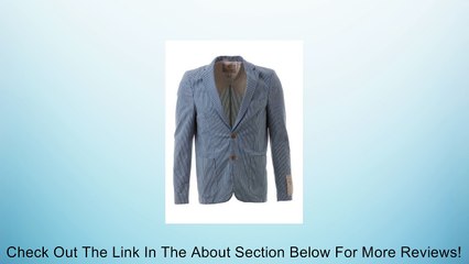 Scotch and Soda Light Blue Stripe Jacket Blazer Review