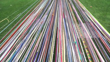 record du monde de tricotin a Laval