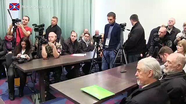 Пресс-конференция Павла Губарева. 14.11.2014