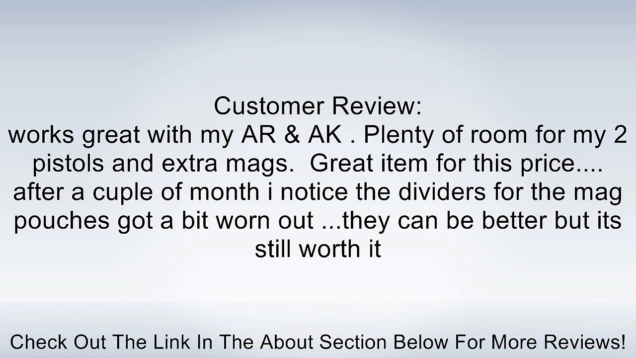 NcStar Airsoft Vism 36 Inch Black Soft Double Carbine Rifle Case Review