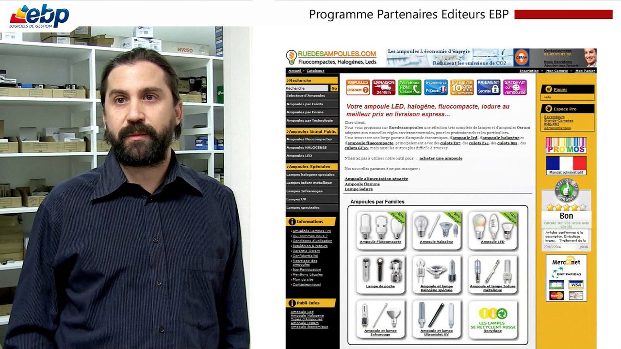 Gestion Commerciale EBP - Connectez votre logiciel EBP à votre site E-Commerce