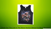 USA skulls barbed wire Mens Tank Top Black Review