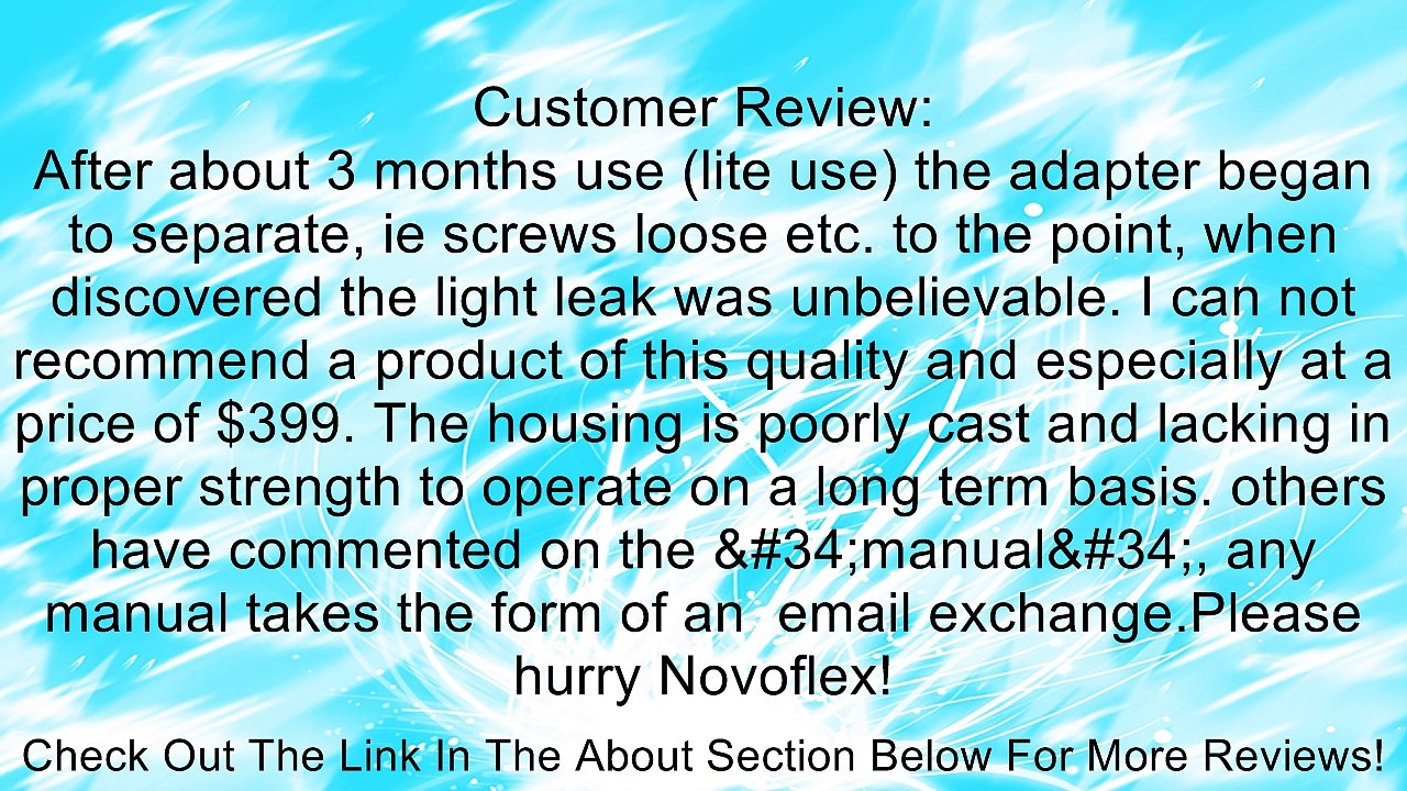 Metabones Canon EF Lens to Sony NEX Camera Lens Mount Adapter Mark IV Review