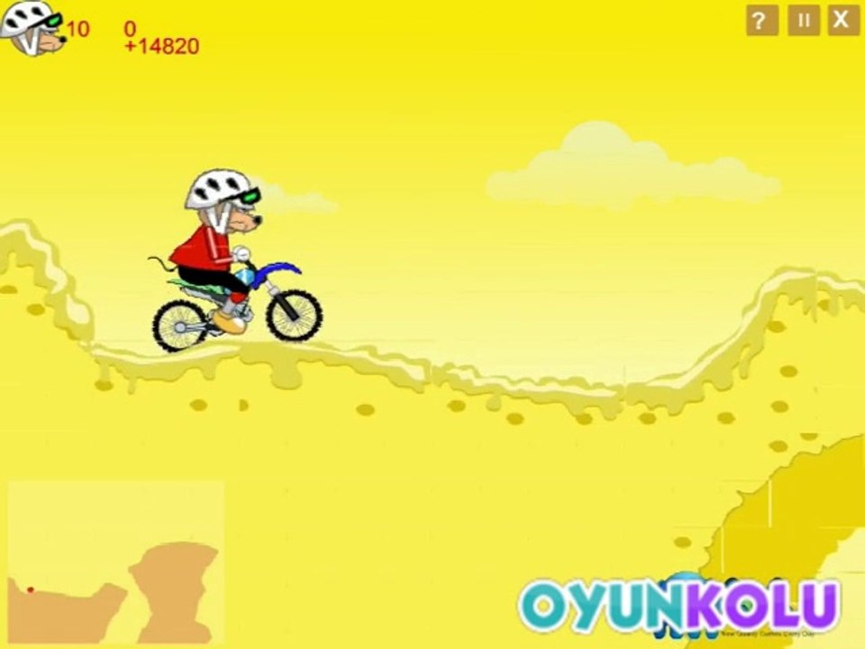 Akrobasi Motorcu Fare Oyununun Oynanış Videosu